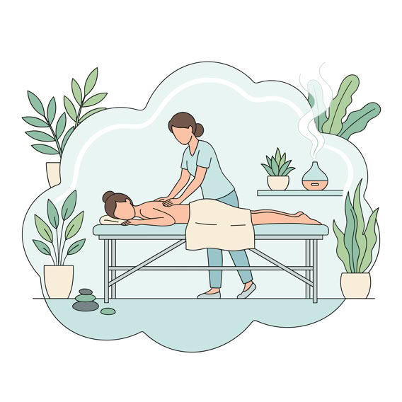 Massage-Anwendung